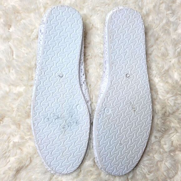 Bobbie Brooks Crochet Canvas Sandal Flats - Picture 9 of 9